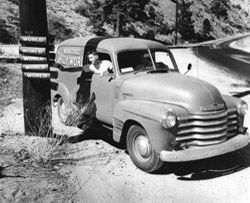 Wenatchee World Delivery Truck